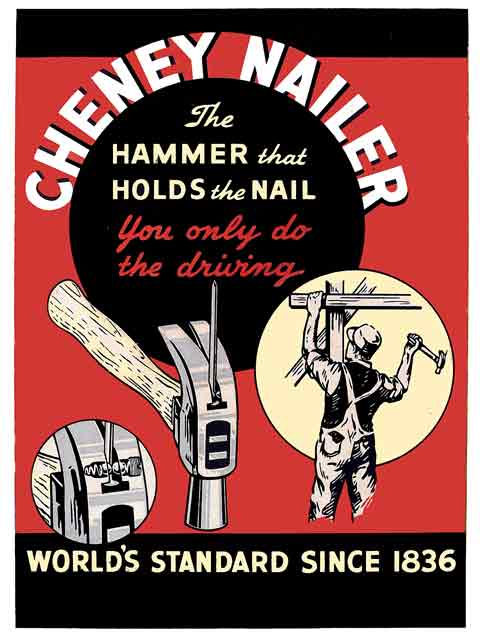 Cheney Sales Maker four-color sign