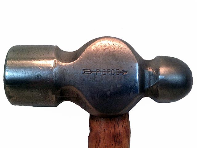 Pre 1917 Henry Cheney Hammer Company Ball Pein Hammer custom made for Pierce Arrow