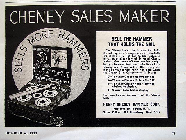 Cheney Sales Maker Advertisement