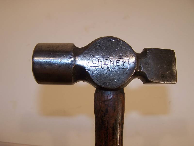 Henry Cheney Hammer Company No. 111 (1 lb. 8 oz.) Machinists Chipping Hammer